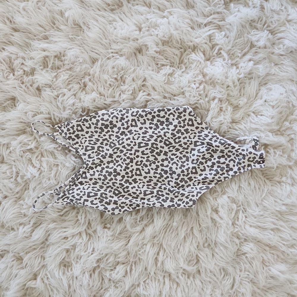 Leopard Print Women's Bodysuit